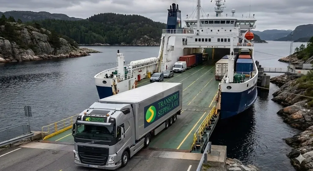 Ulkomaan liikenne laivalla